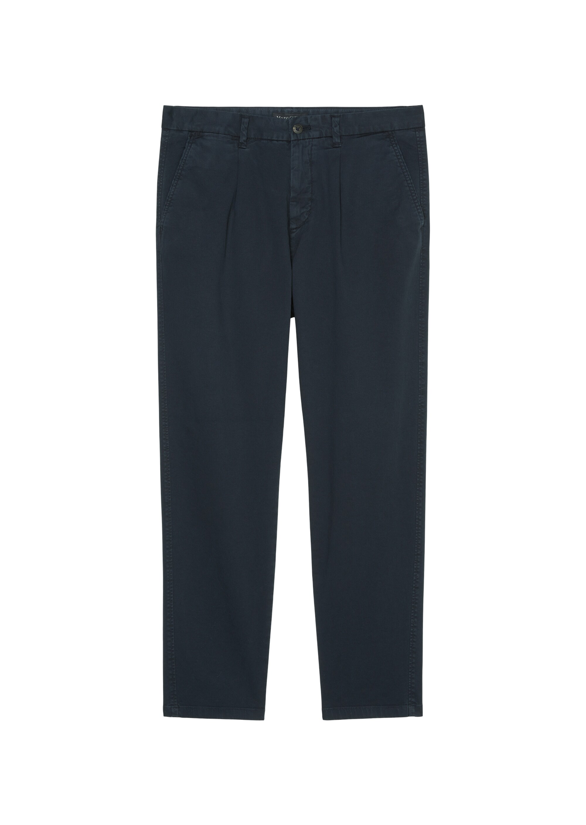Chino Modell BELSBO pleats aus Bio-Baumwolle mit Elasthan