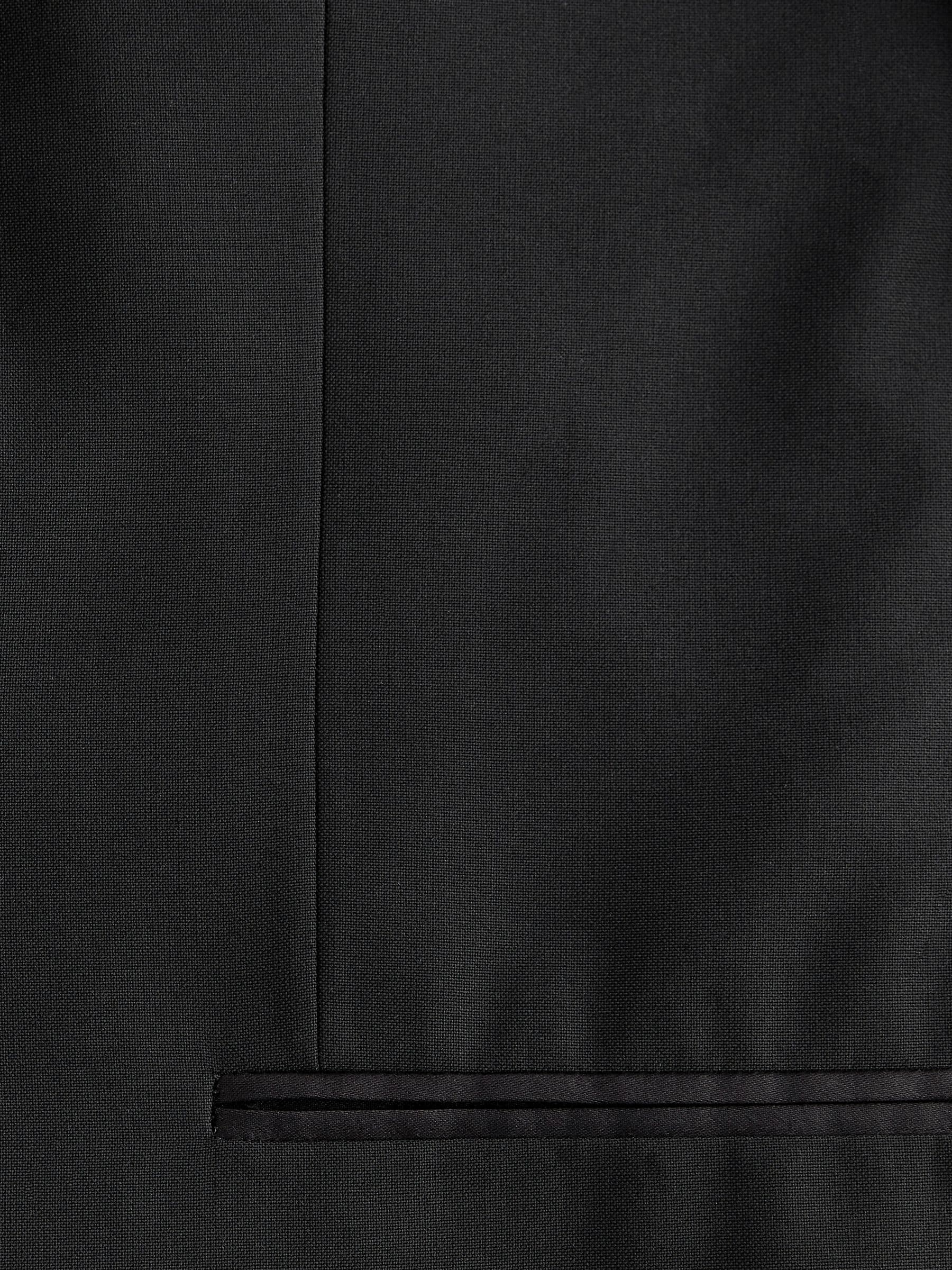 Zwart - Slim Fit - Smoking: colbert