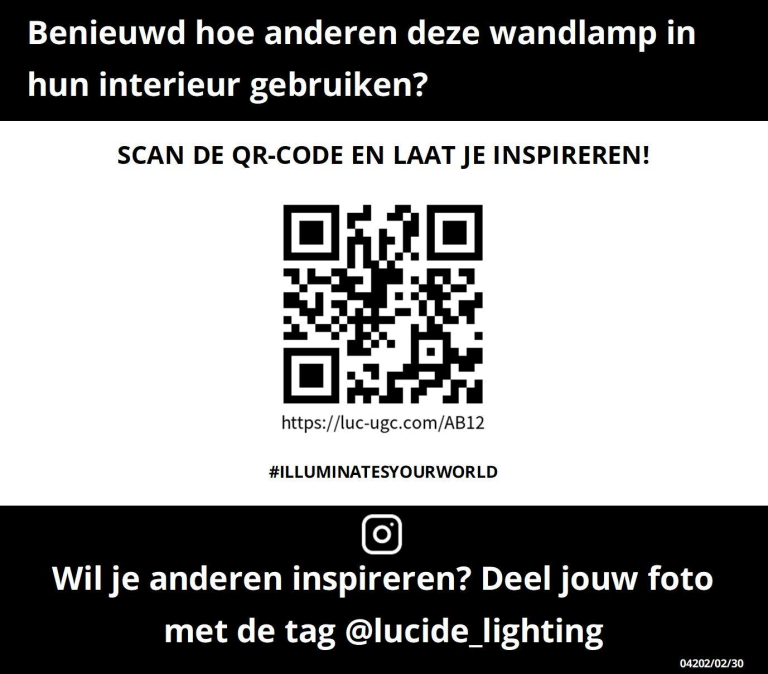 Lucide Jesse 2 wandlamp badkamer IP44 medium zwart/wit