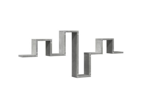 VIDAXL - Etagère murale étagère murale gris béton 104,5x10x43 cm bois d'ingénierie