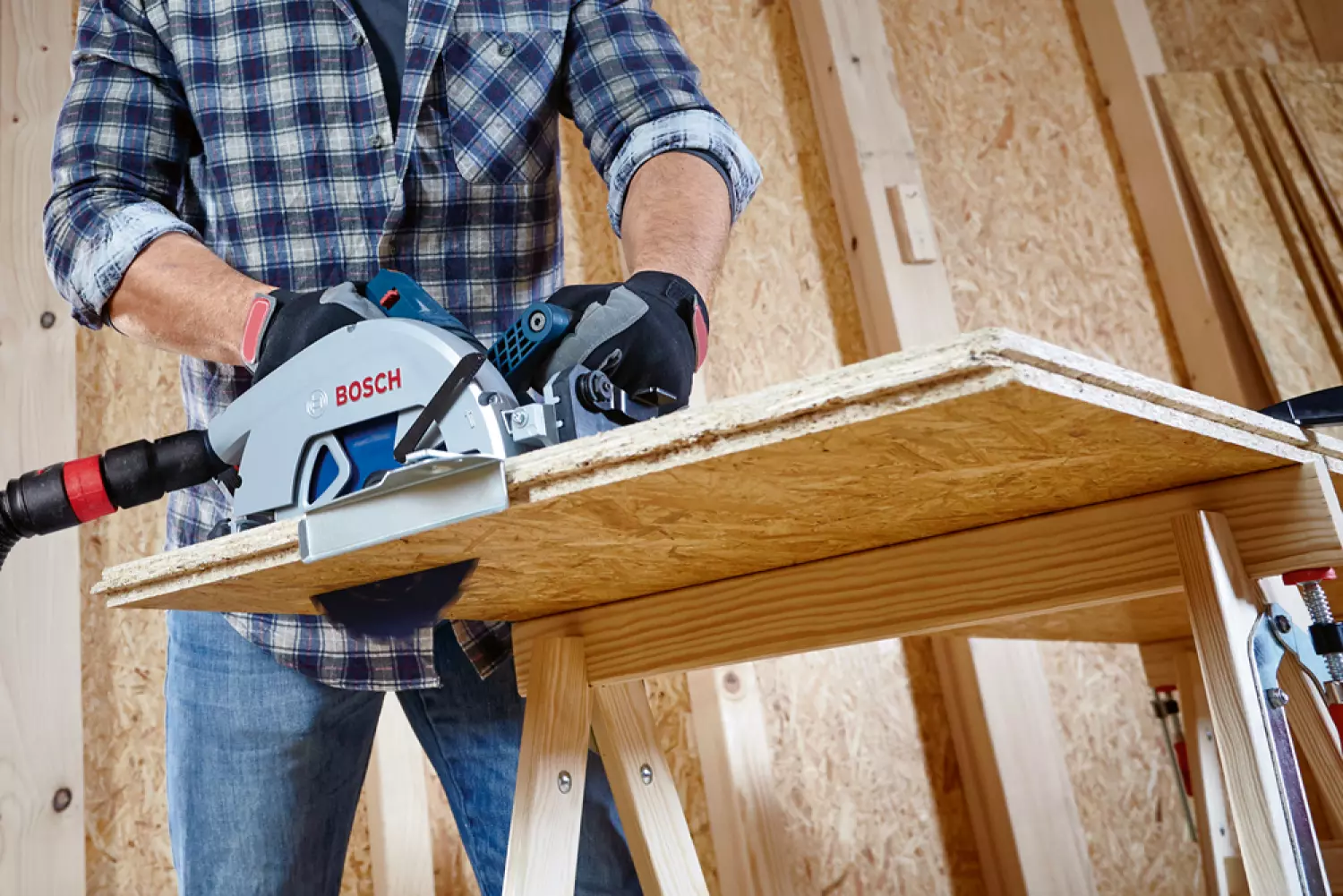 Bosch GKS 18V-68 GC 18V Li-Ion accu BiTurbo cirkelzaag body in L-Boxx - 190 x 30 mm - koolborstelloos