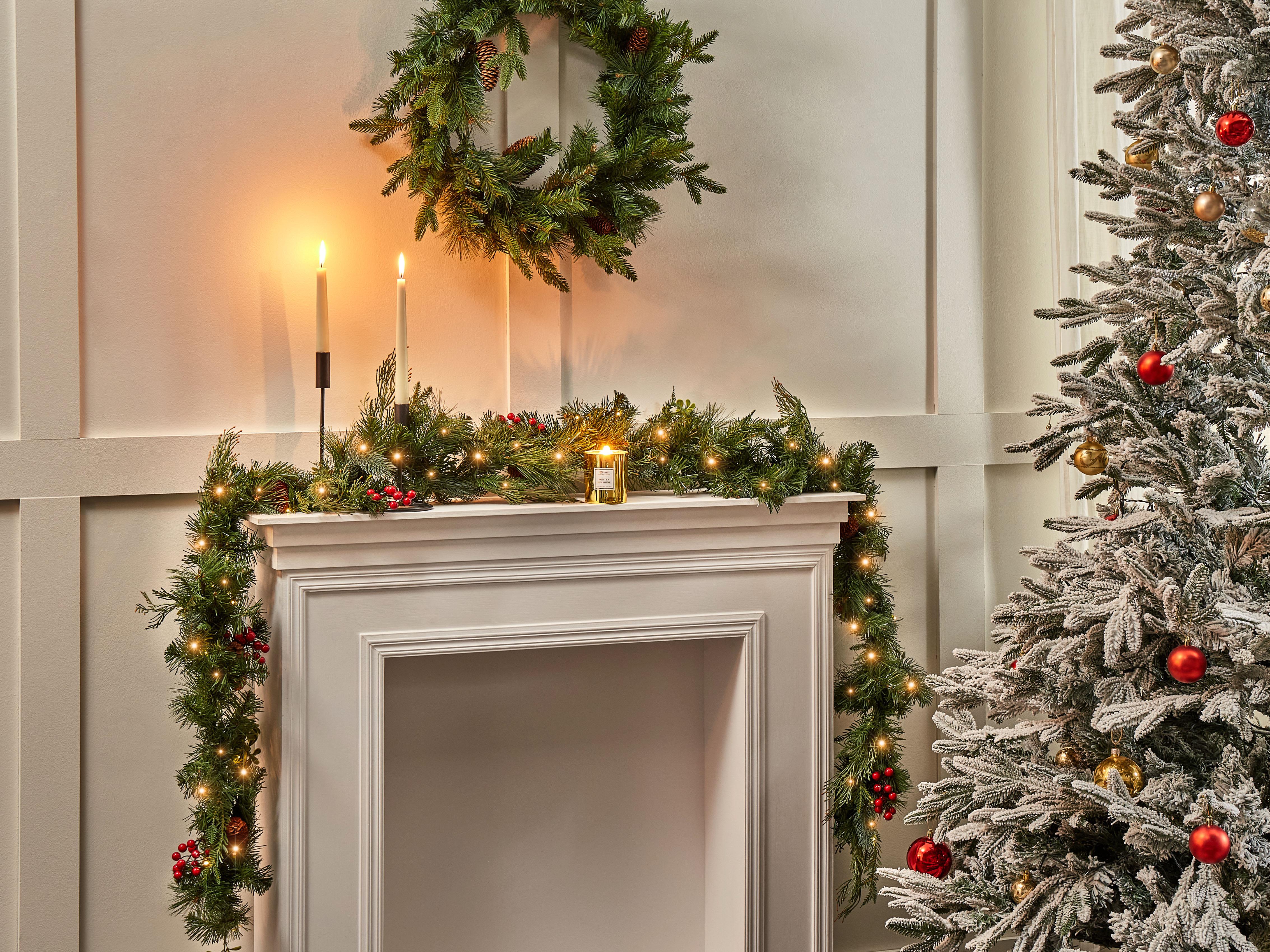 Kerstguirlande LED ELBRUS 270 cm Groen