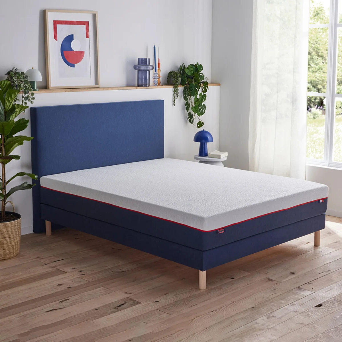 Ensemble - Matelas L'INCONTOURNABLE ferme + sommier