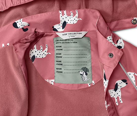 Kinder-Thermo-Regenjacke