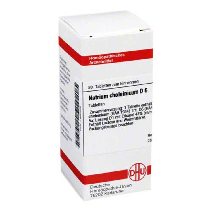 DHU Natrium choleinicum D 6 Tabletten, 80 St