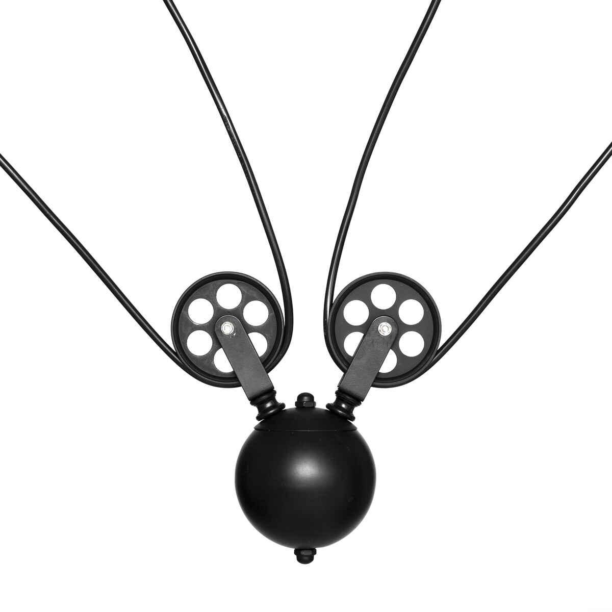 SUSPENSION METAL EZIO NOIR D.60CM