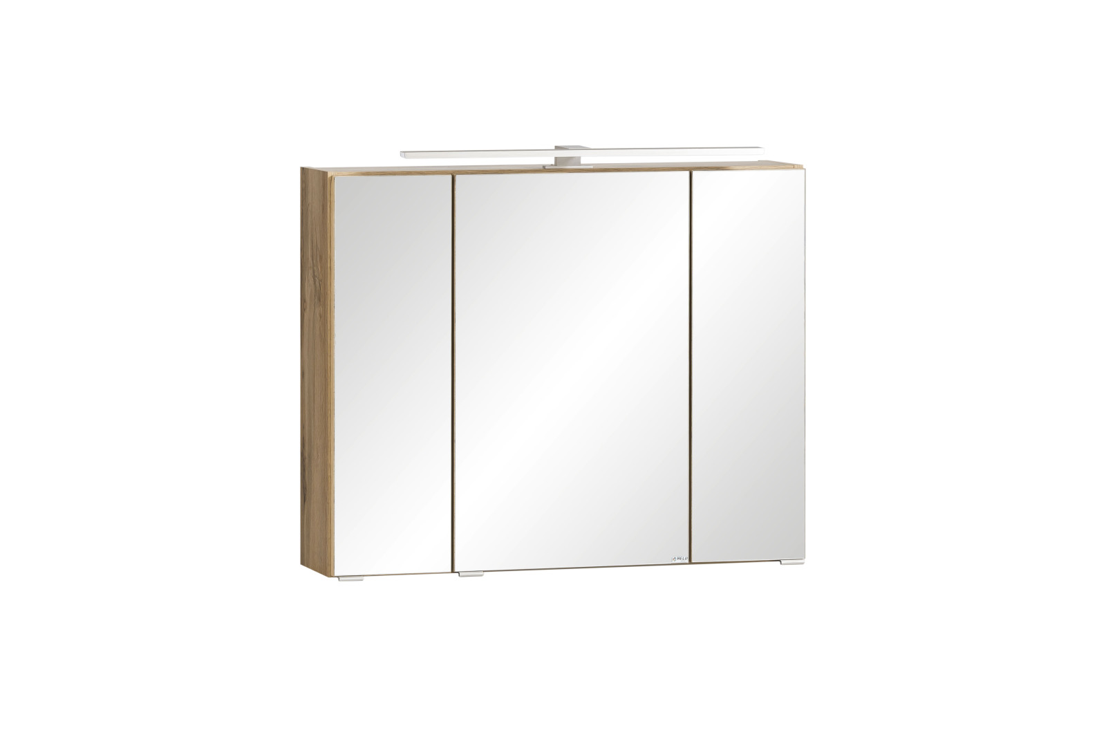 3D-Spiegelschrank - Wotaneiche - 80 cm