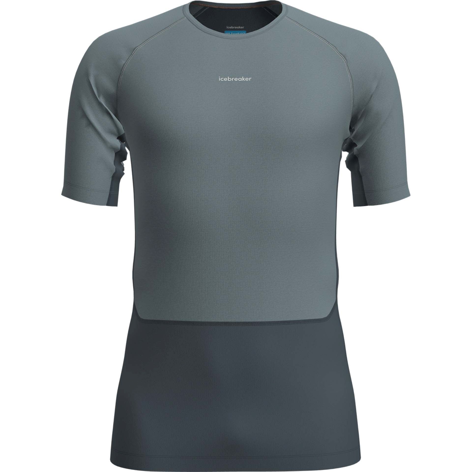 Icebreaker 125 ZoneKnit SS Crewe Abyss/Blue Ash