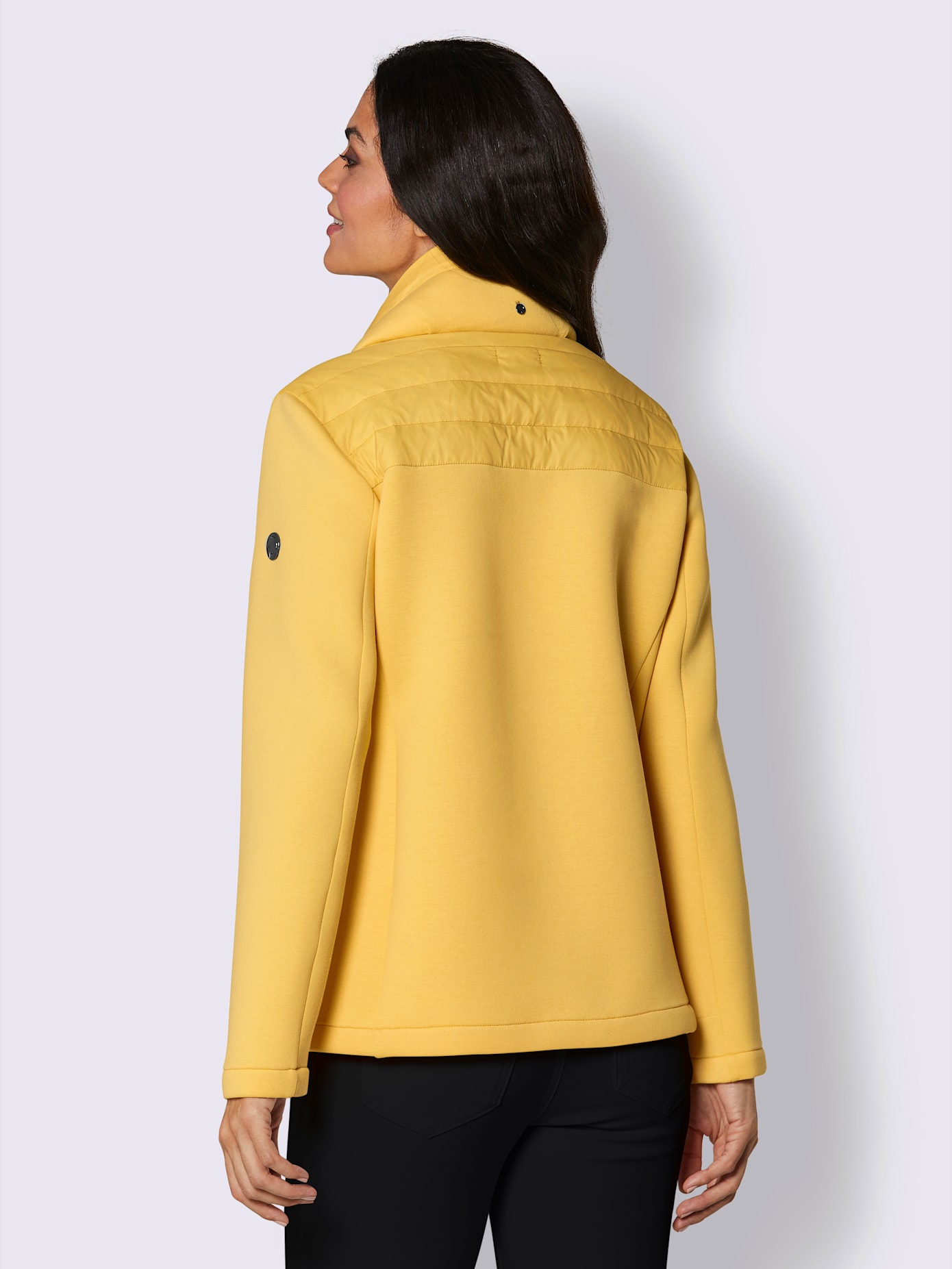 Veste en duvet mélange de matières tendance