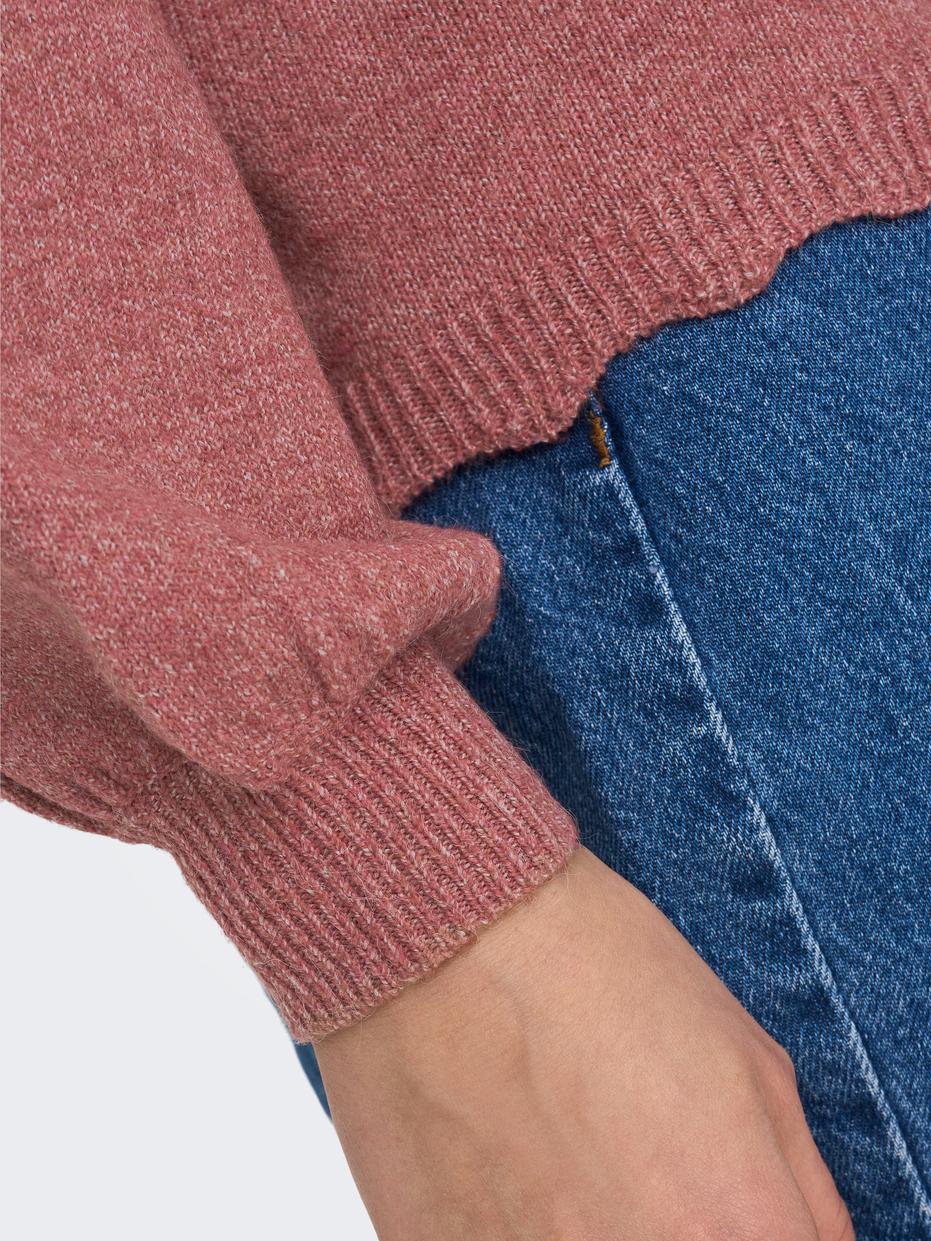 ONLRICA Strickpullover Withered Rose