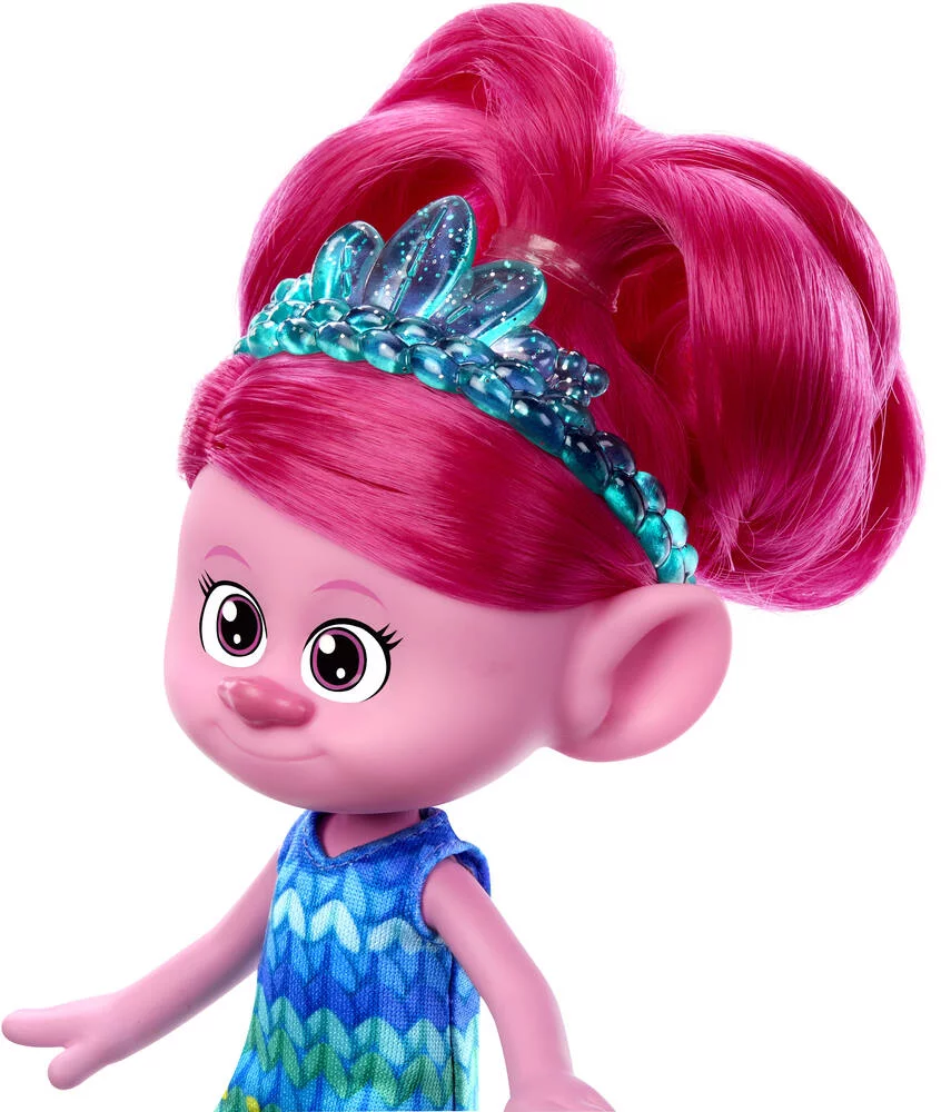 TROLLS 3 -  POUPEE POPPY - HAIR POPS