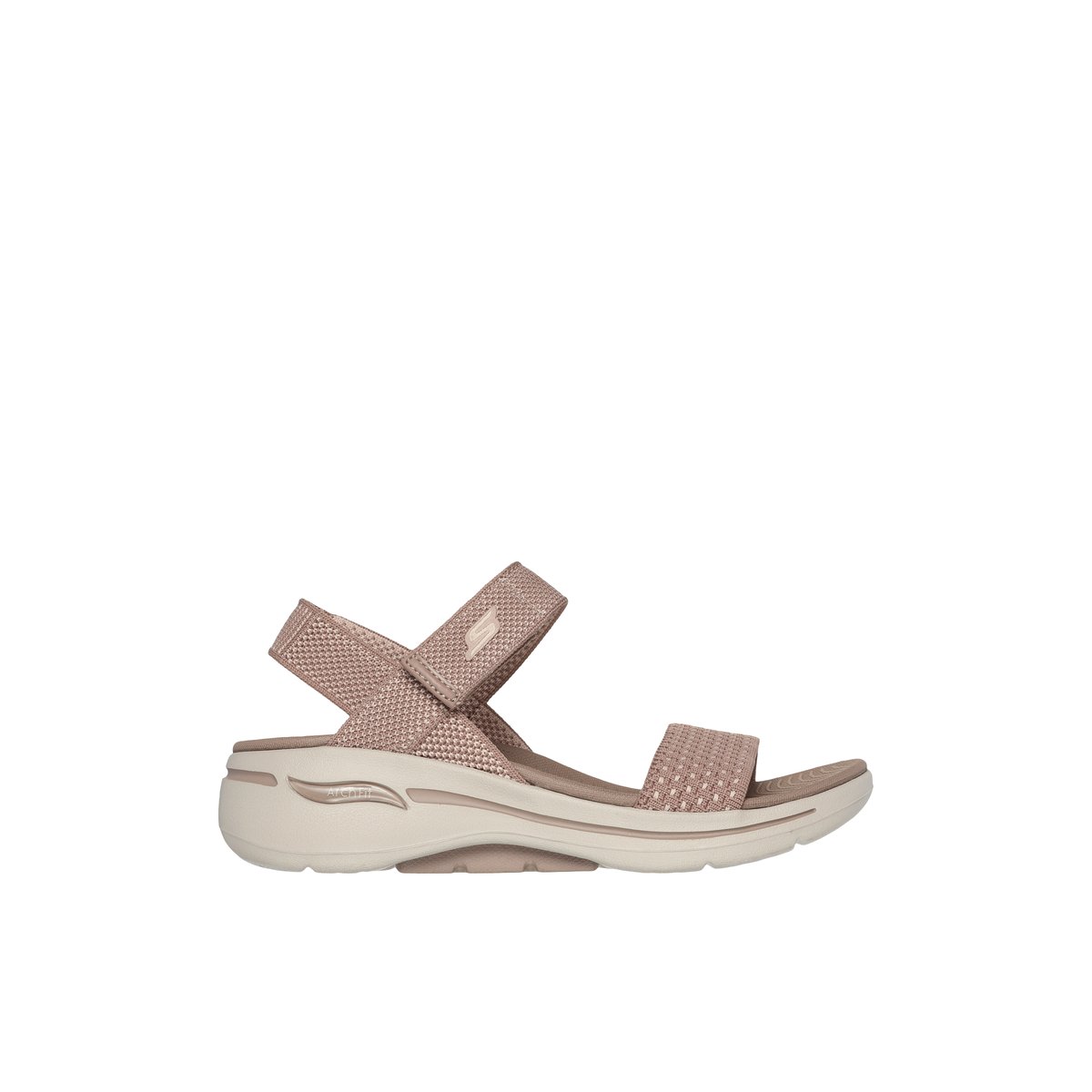 2X les points-Gowalk_p-Sandales à lanières - Talon plat - Beige