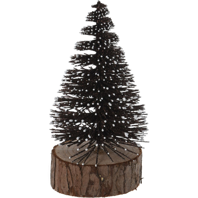 Weihnachtsbäumchen mit Glitzer - ca. 14 cm - 1 Stück