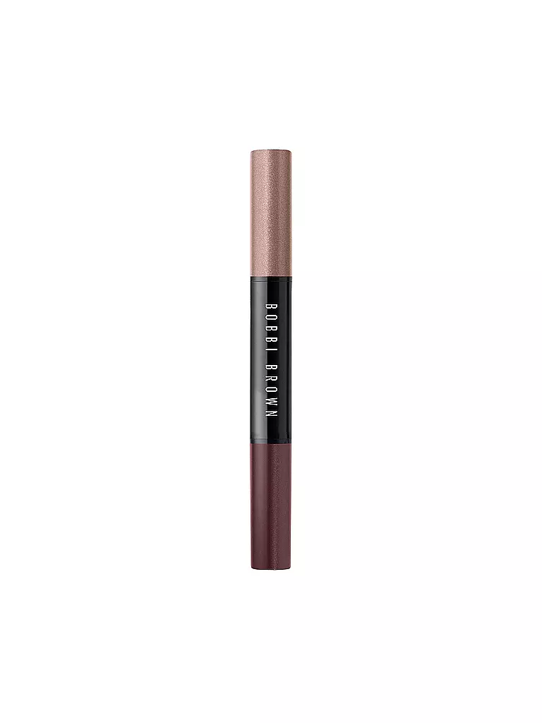 BOBBI BROWN Lidschatten - Long-Wear Cream Shadow Stick Duo ( 07 Steel / Bare )  dunkelrot