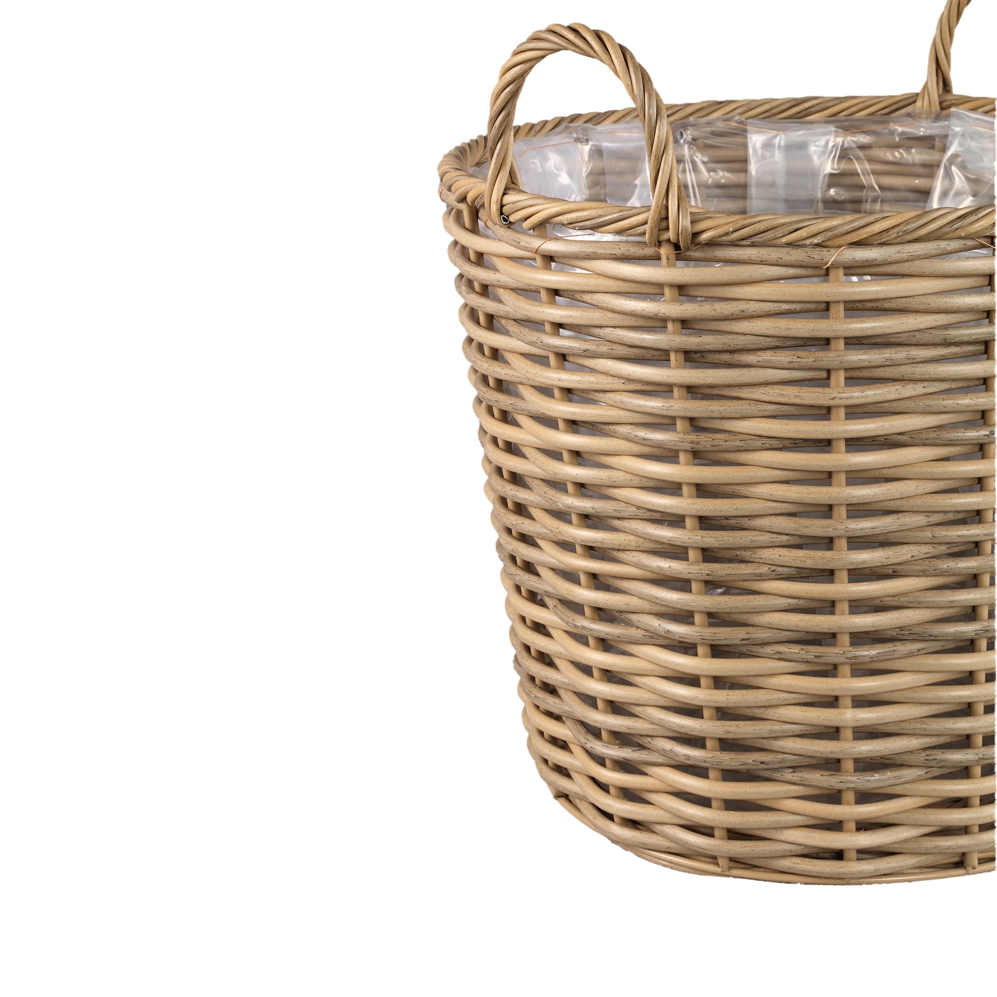 PTMD - Mand Jezzelle - Beige - 53x53x53cm - Set van 3
