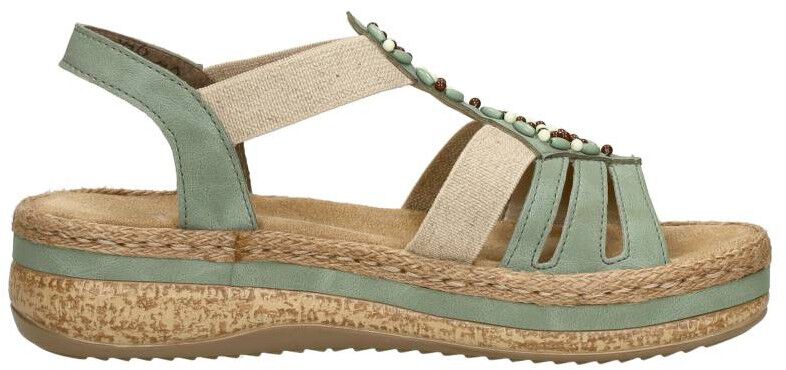 Rieker Sandalen Plat mint