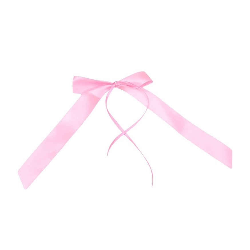 (50er Set) Auto Schleife Hochzeits Deko Bandschleife Schmuck für Spiegel / Türgriff - Rosa