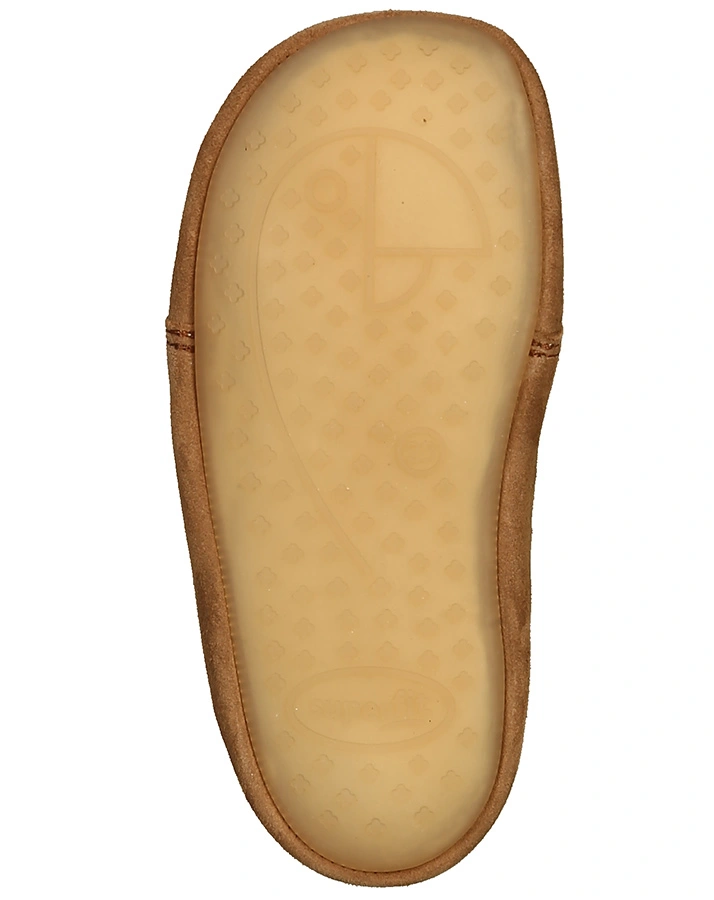 Klett-Krabbelschuhe PAPAGENO - STERN in braun