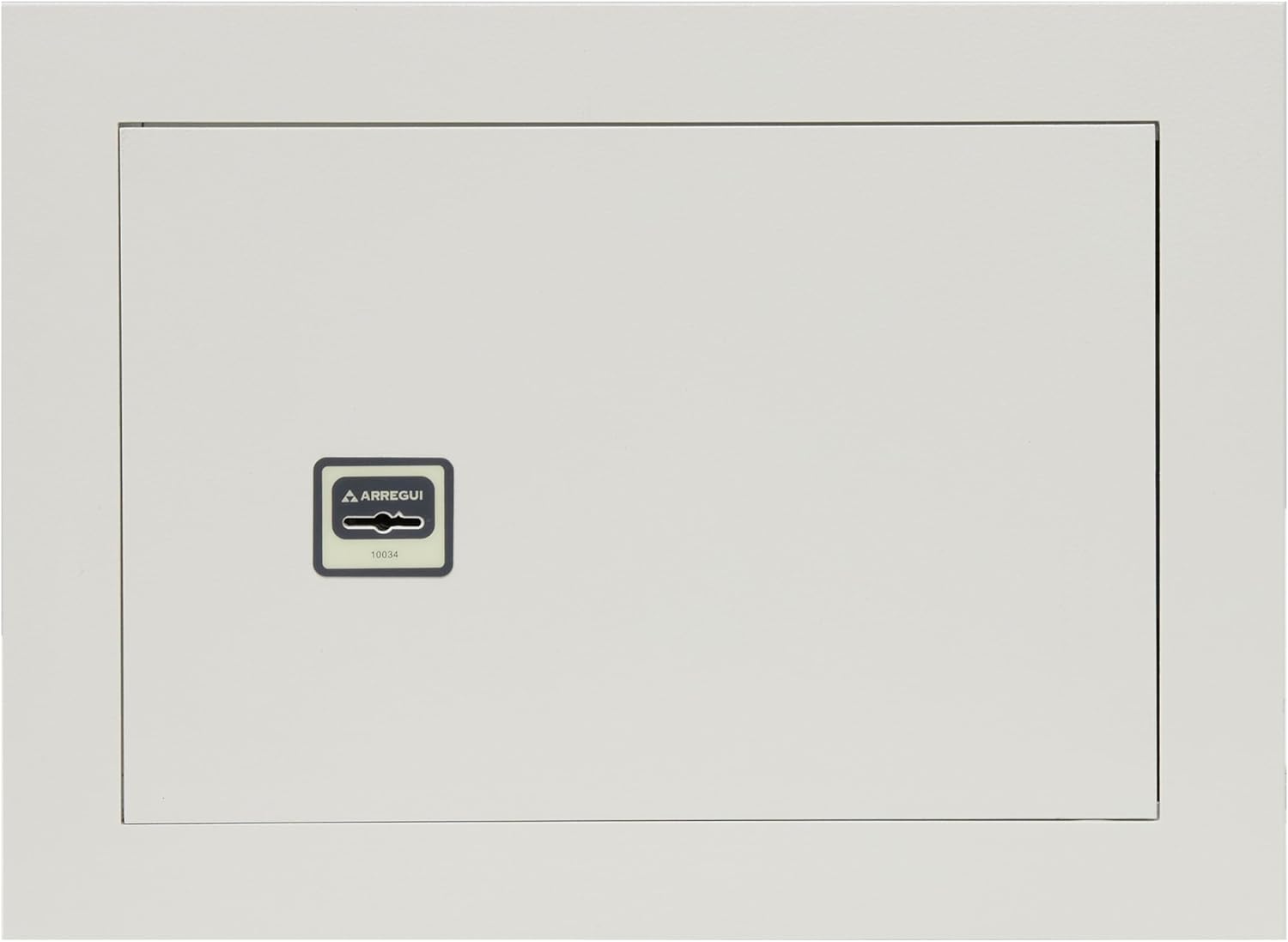 ARREGUI Ideal-5 271350 Wandtresor zum Einmauern | Safe mit Doppelbart Sicherheitsschloss | Doppelbolzen Verrigelung | Anwenderfreundlich mit Schlüssel | Wandmontage | 30 x 41 x 20 cm