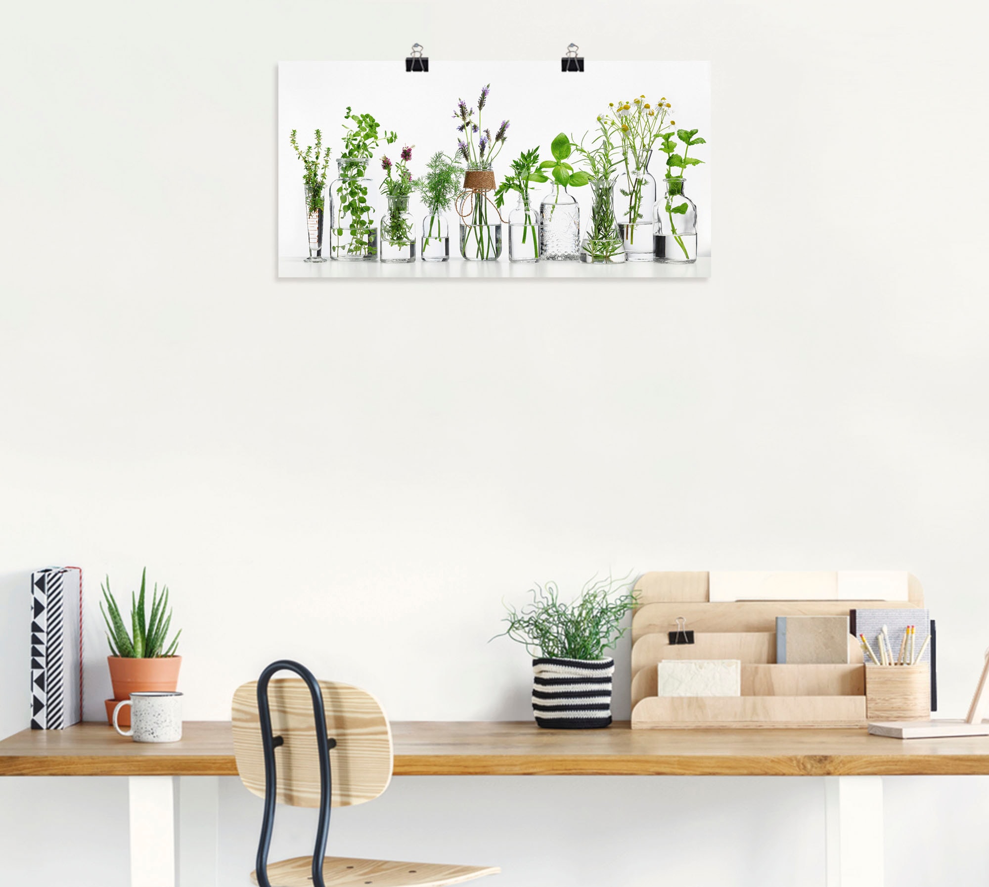Artland Wandbild »Öle mit Kräutern« Kräuterbilder 1 Stk. tlg. als Alubild, Outdoorbild, Leinwandbild, Poster, Wandaufkleber