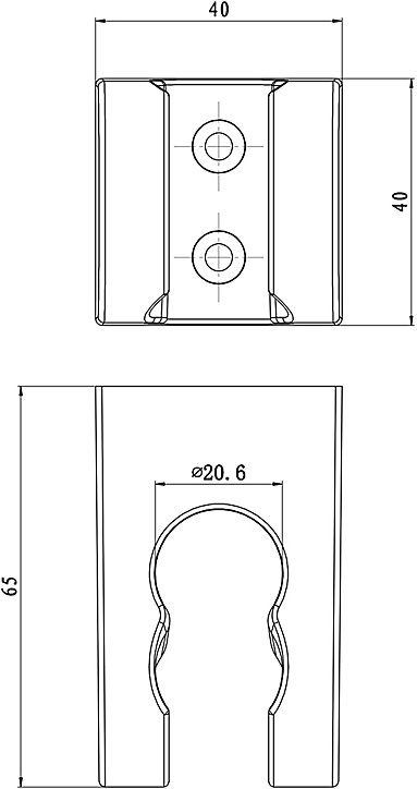 Support mural pour douchette chrome GoodHome Cavally