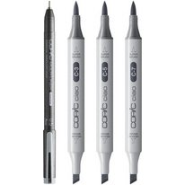 Marqueur ciao, kit 3+1 SHADE 'Dark Cool Gray'