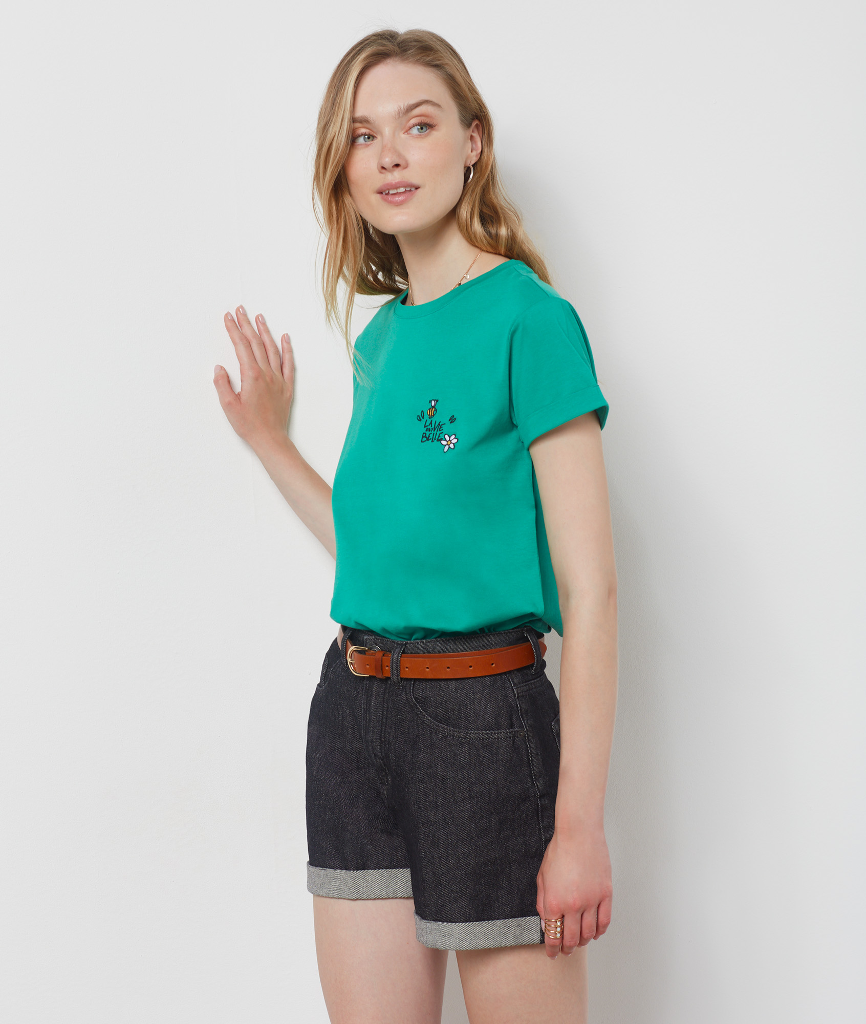 T-shirt manches courtes en coton