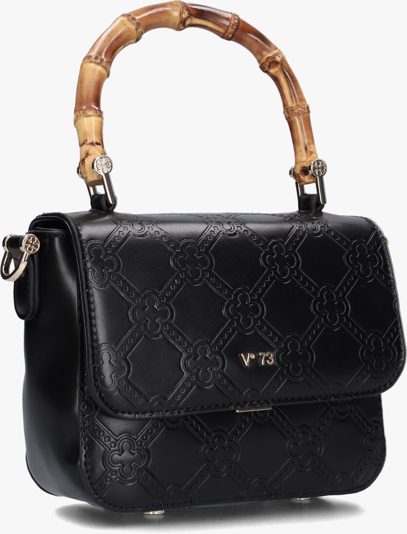 V73 zwarte v73 schoudertas perla satchel
