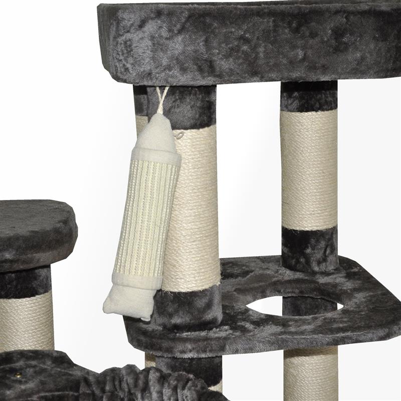 Nanook Katzen Kratzsack Klettersack beige 40 cm