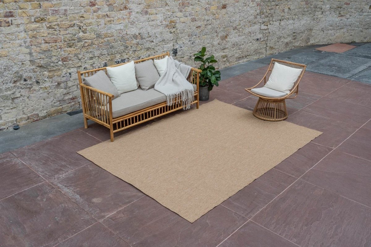 Interieur05 Jute buitenkleed Naturel Uni - 200 x 290 cm