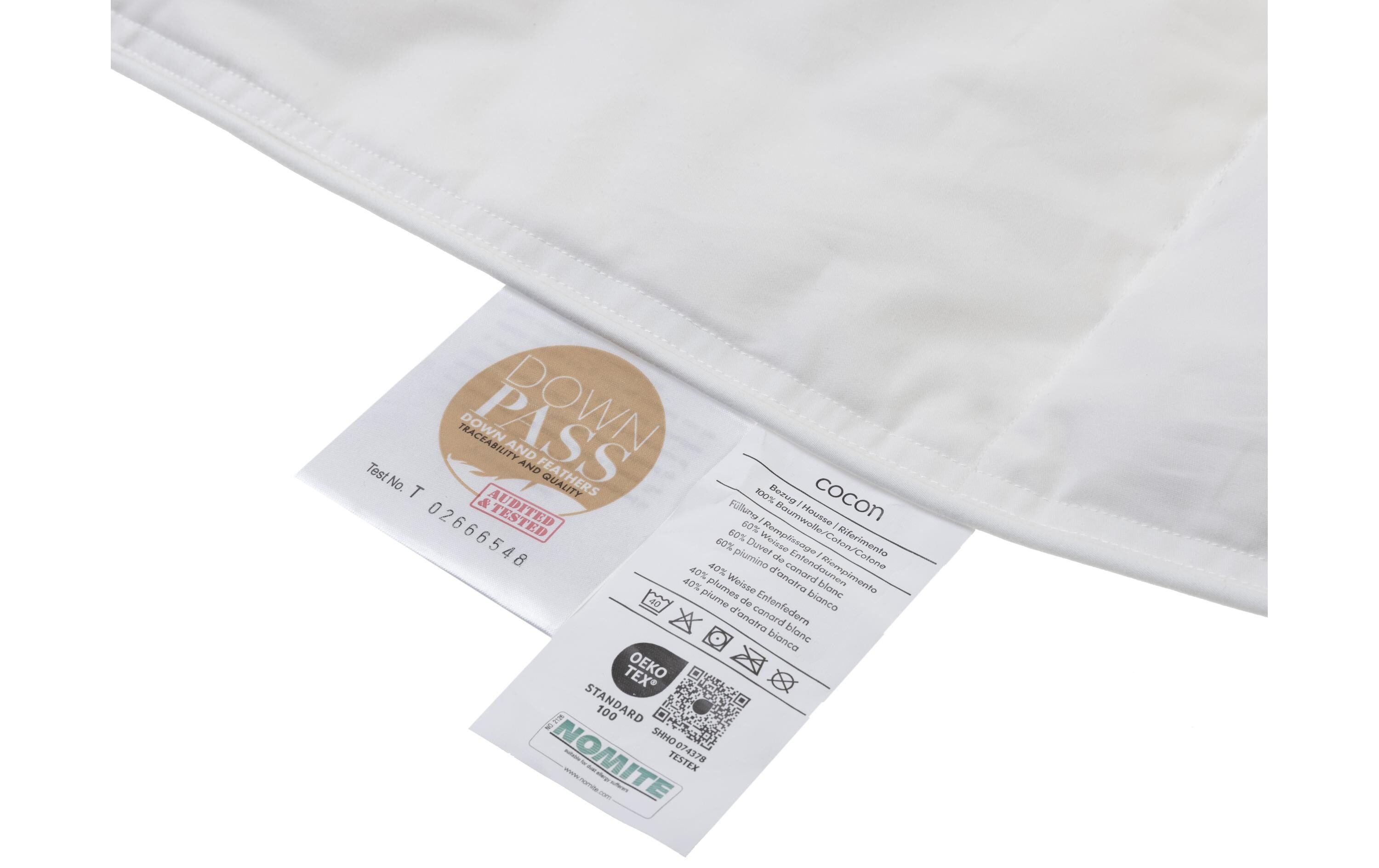 Daunen Duvet 200 x 210 cm<br>Ganzjahres Bettdecke
