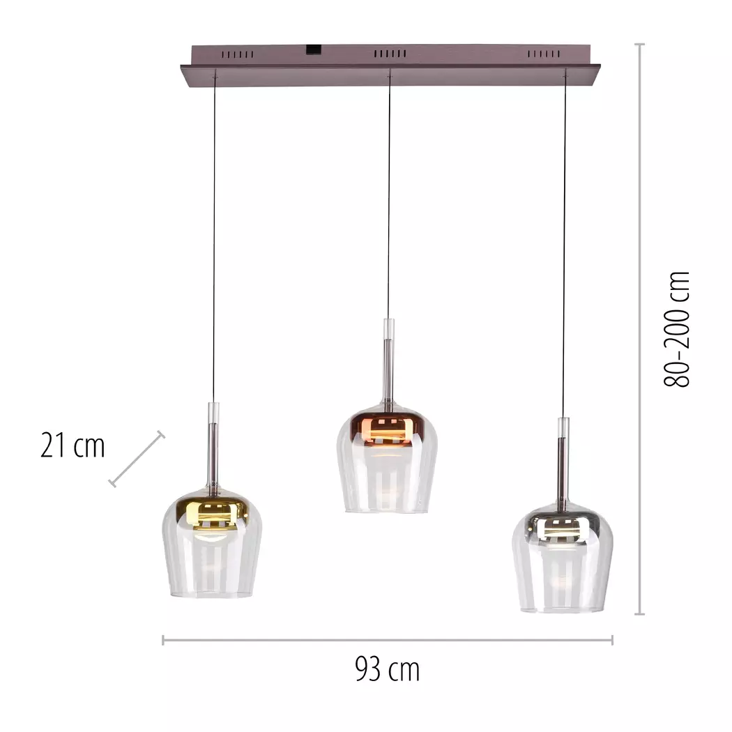 LED-Pendelleuchte Q-Kon