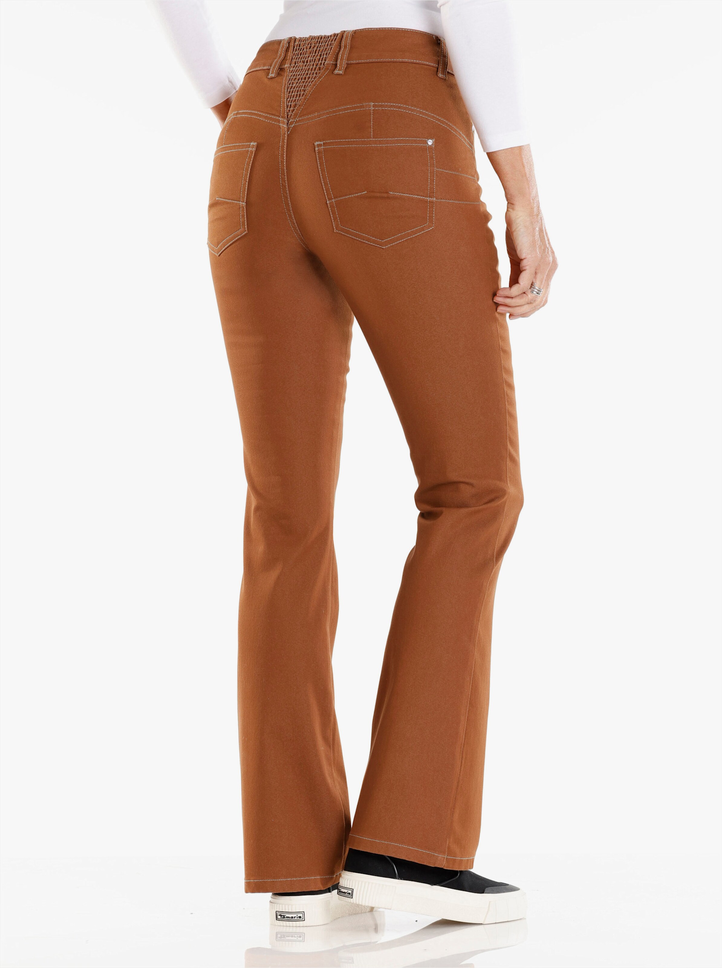 Bootcut-Jeans mit Push up-Effekt