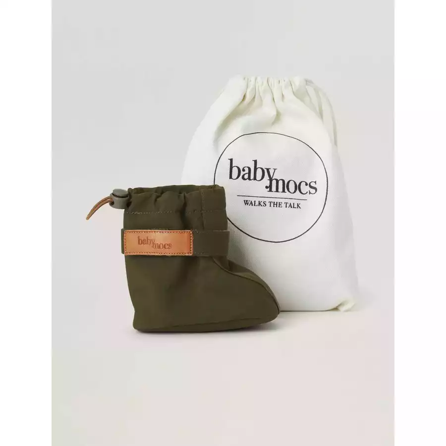 BabyMocs Schuhe Vegan grün