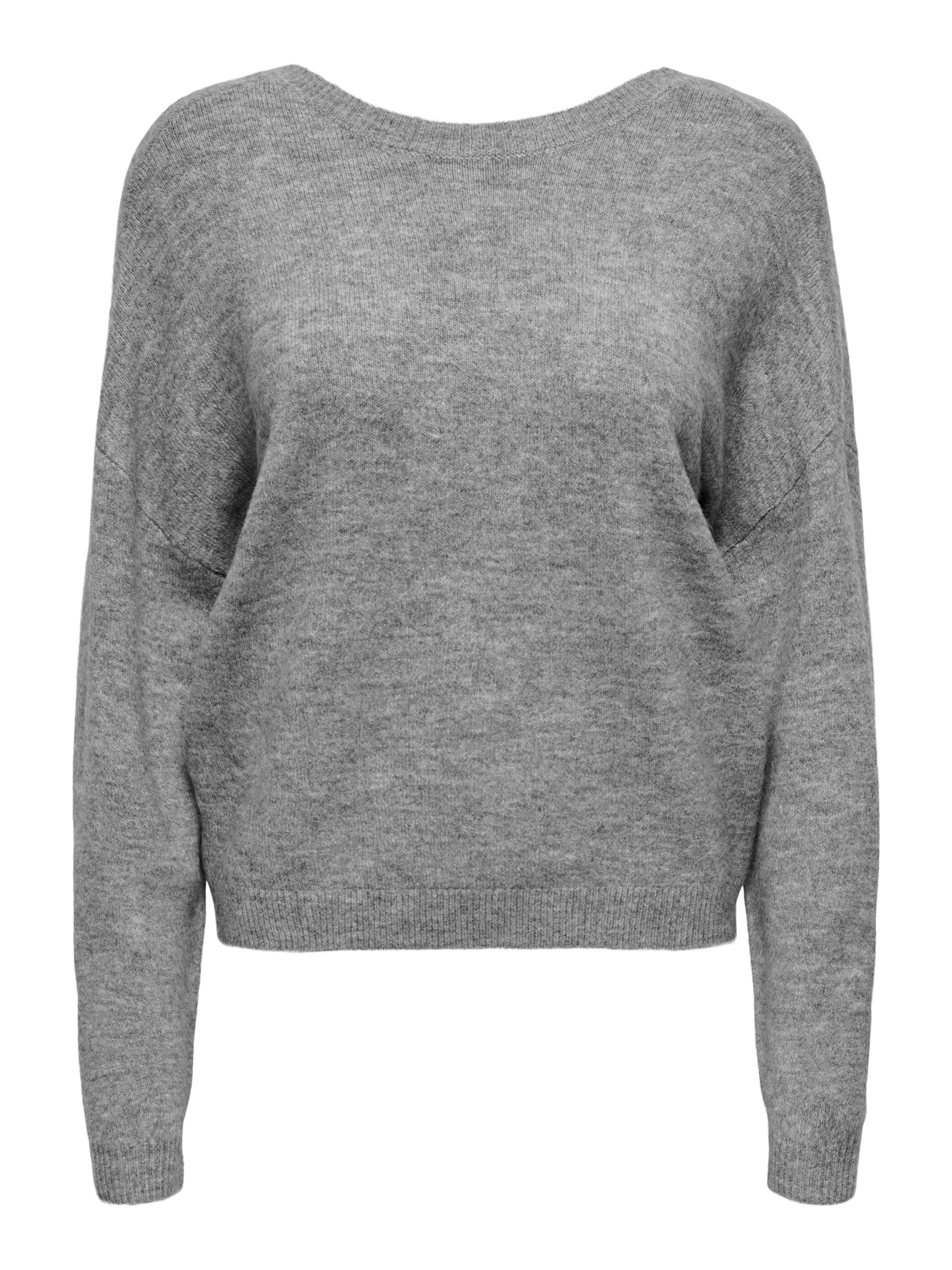 ONLMANIFESTA Strickpullover Light Grey Melange