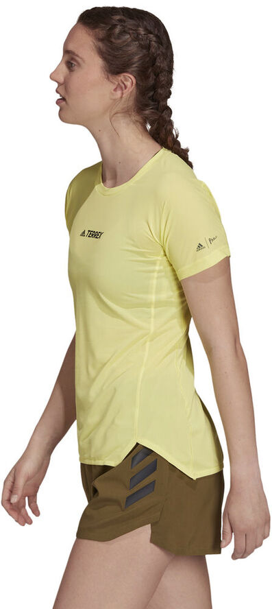adidas Terrex Parley Agravic Trail All-Around Løbe T-shirt Gul