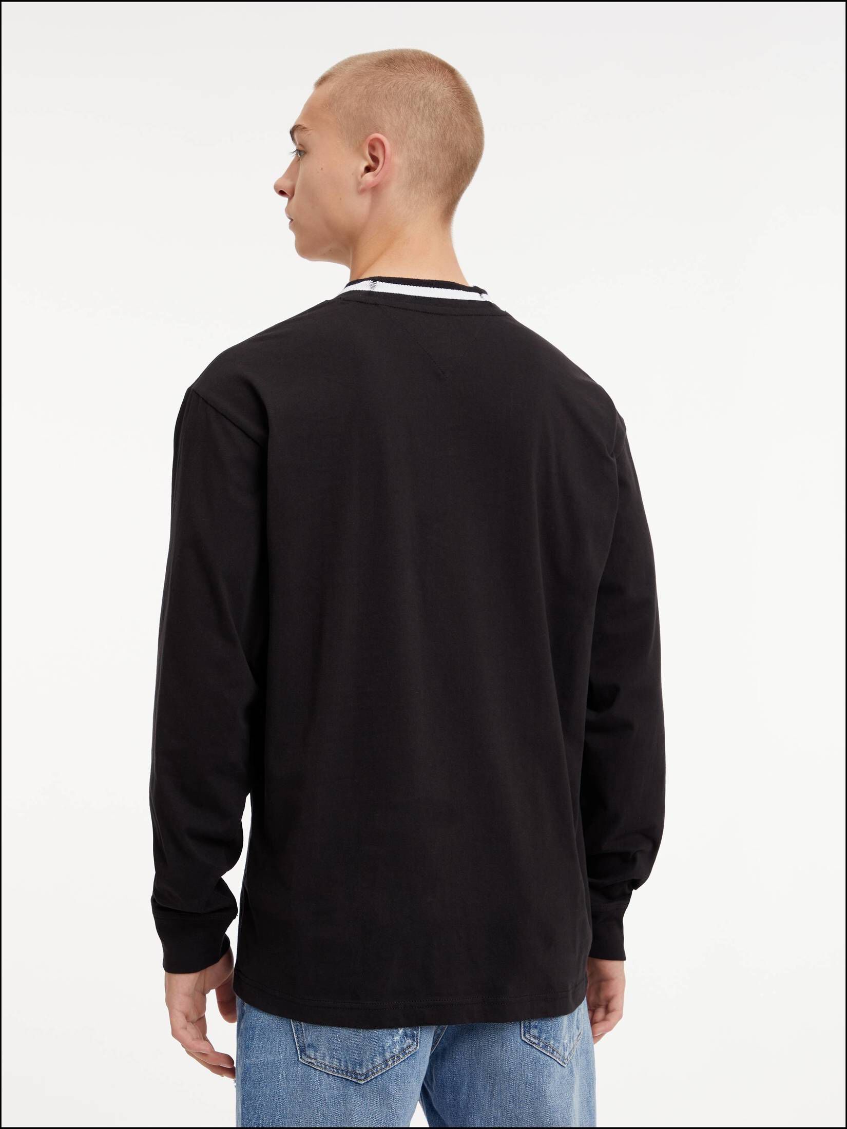 Tommy Jeans| Herren Langarmshirt Relaxed Fit