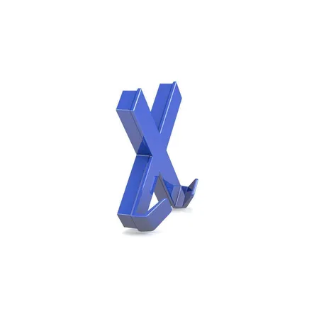 Dahle Mega Magnete XL, Cross, blau, 90x90mm, incl. 2 Haken