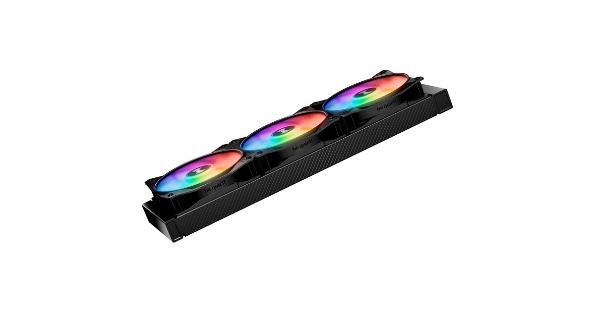 be quiet!Light Wings LX PWM high-speed RGB case fans  (Zwart, 3 stuks, 120 x 120 x 25 mm)