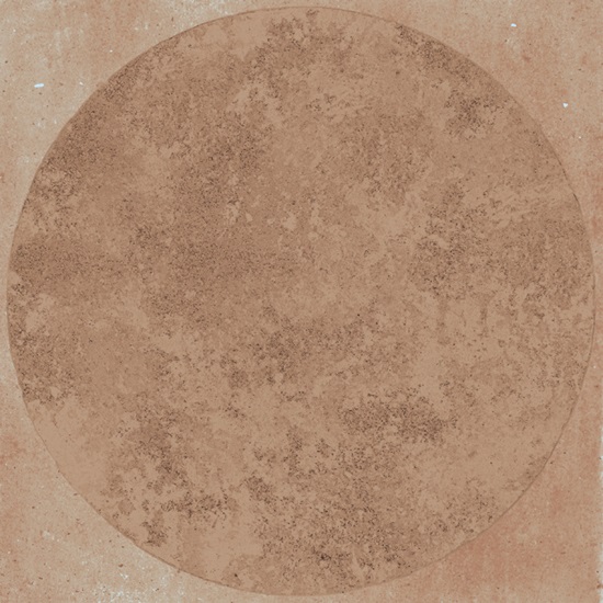 Vtwonen Tegels Earth vloertegel met decor 20x20cm terracotta