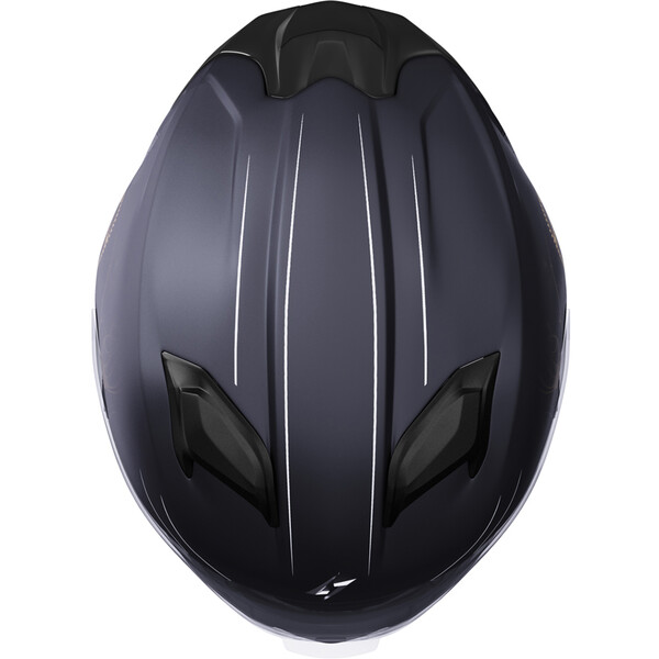 Stormer - Casque ZS 1001 Arts Noir Brillant / Or
