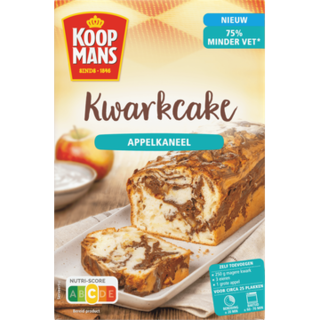 Koopmans Kwarkcake Appelkaneel 400g