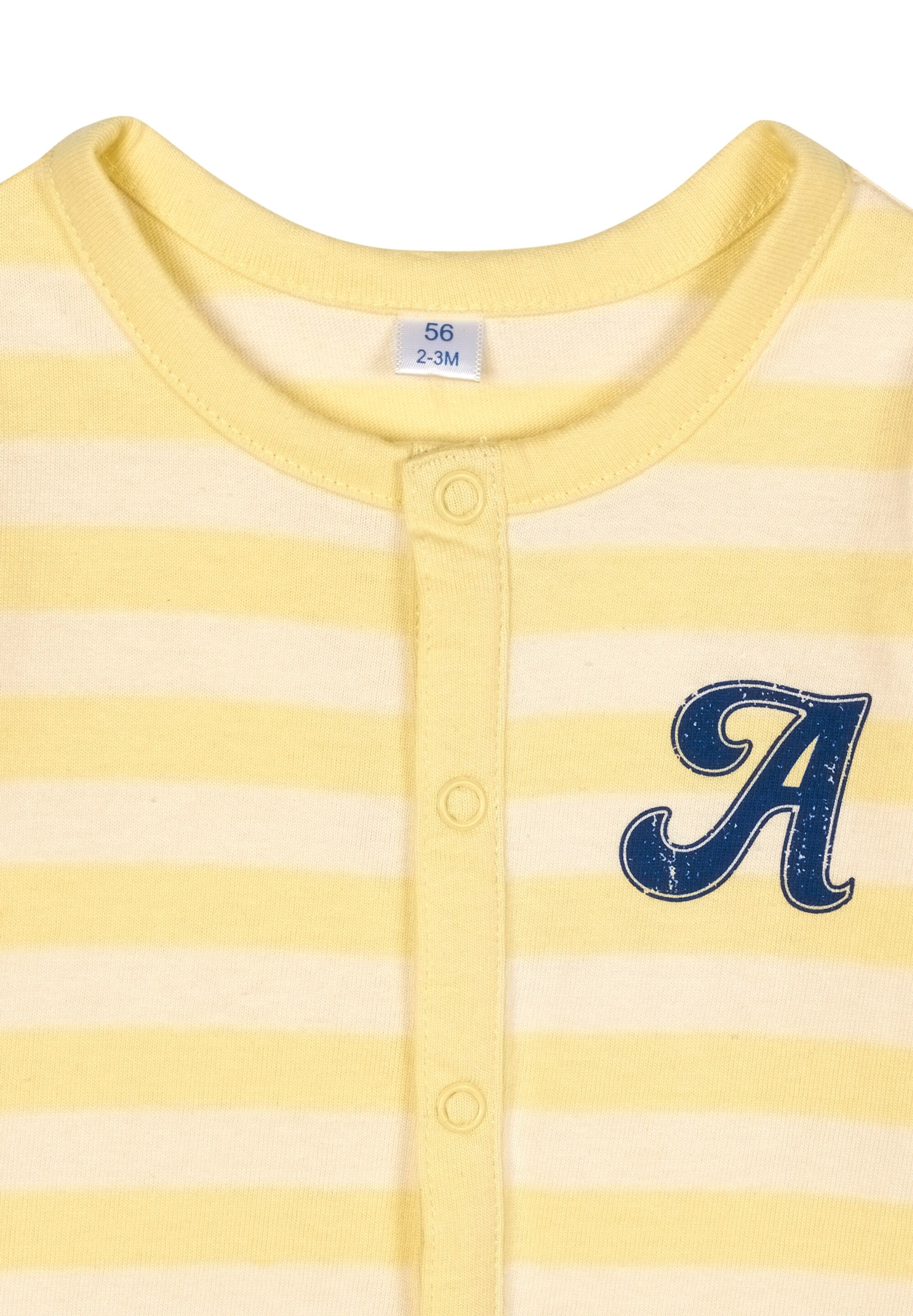 Alvi Strampler - French Vanilla Stripe