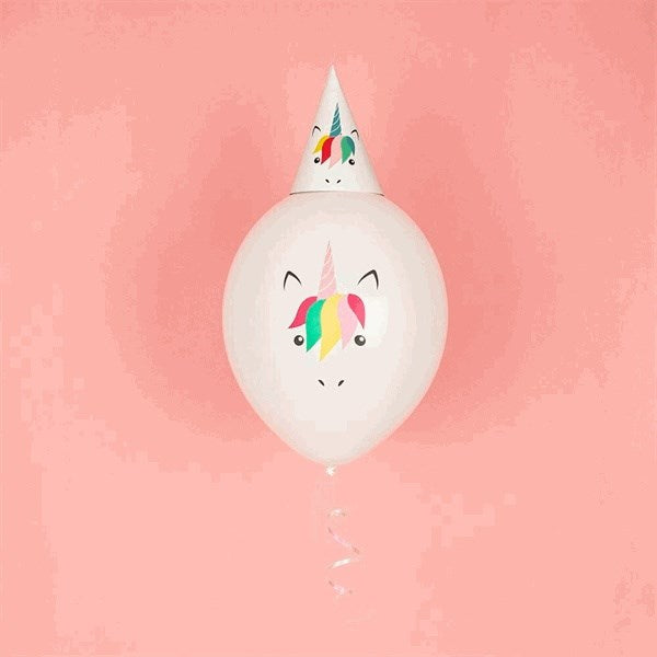 Køb My Little Day Unicorn Party Hats 8 stk
