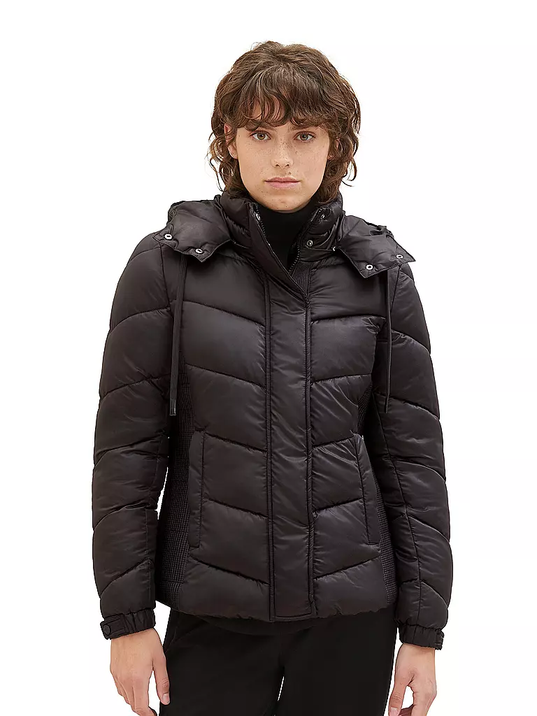 TOM TAILOR Steppjacke schwarz