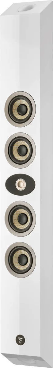 Focal On Wall 302 Blanc laqué (la paire)   On Wall Stand Blanc (la paire) Enceintes colonne
