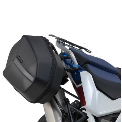 Valise SW-MOTECH AERO ABS AVEC SUPPORT (2 x 25 Litres) - Noir