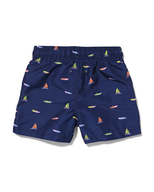 maillot de bain enfant bateaux bleu foncé