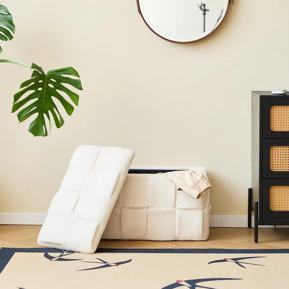Scandinavische Designbank met Opbergruimte