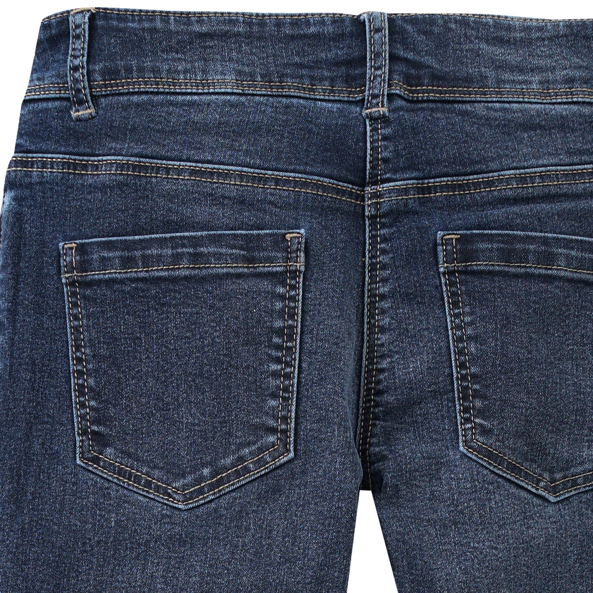 Yigga Mädchen Thermo-Jeans im Slim-Design dunkelblau